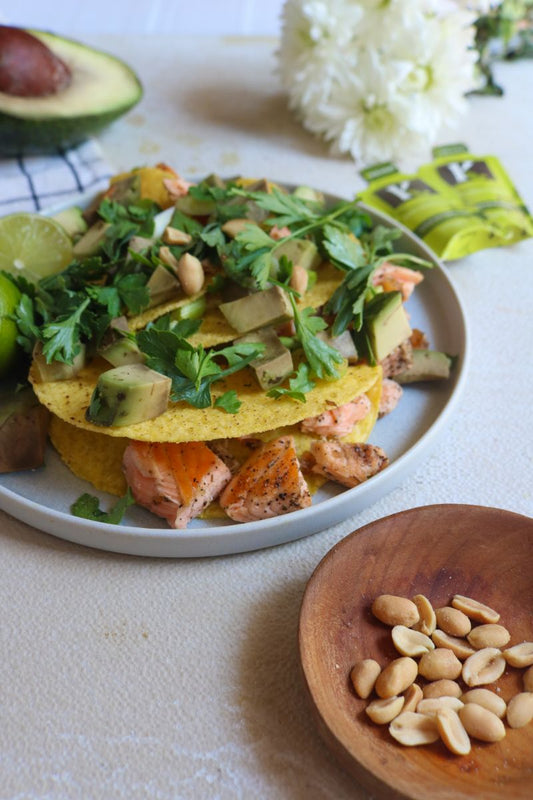 Salmon Taco Salad