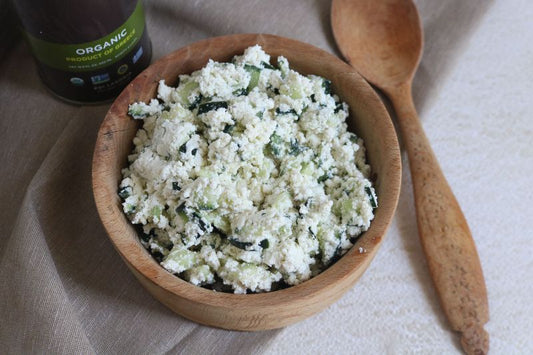 Goat Cheese With Cucumber And Olive Oil