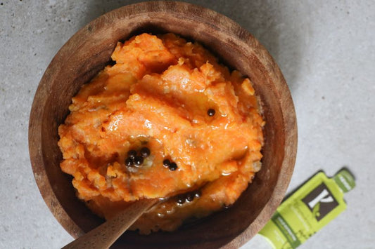 Mashed Carrots With Olive Oil