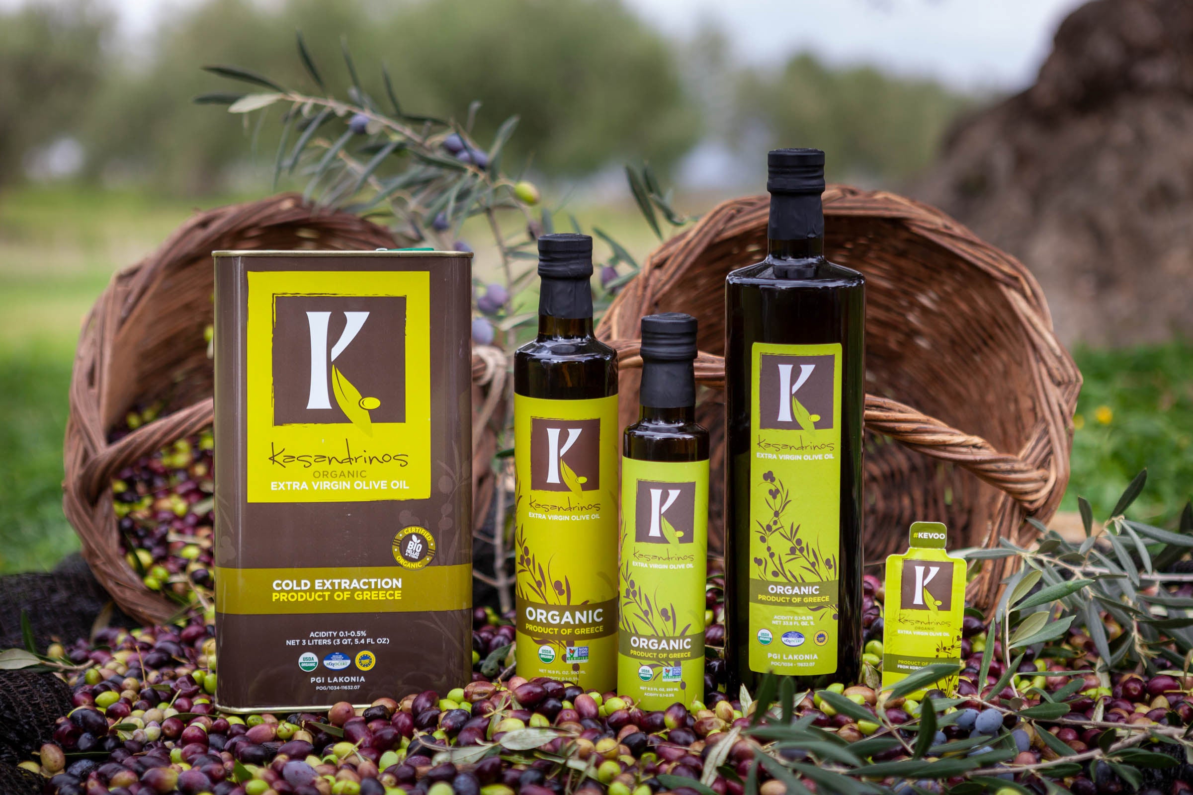 すべてご K. Extra Virgin Greek Olive Oil - 2021 Harvest - NonGMO