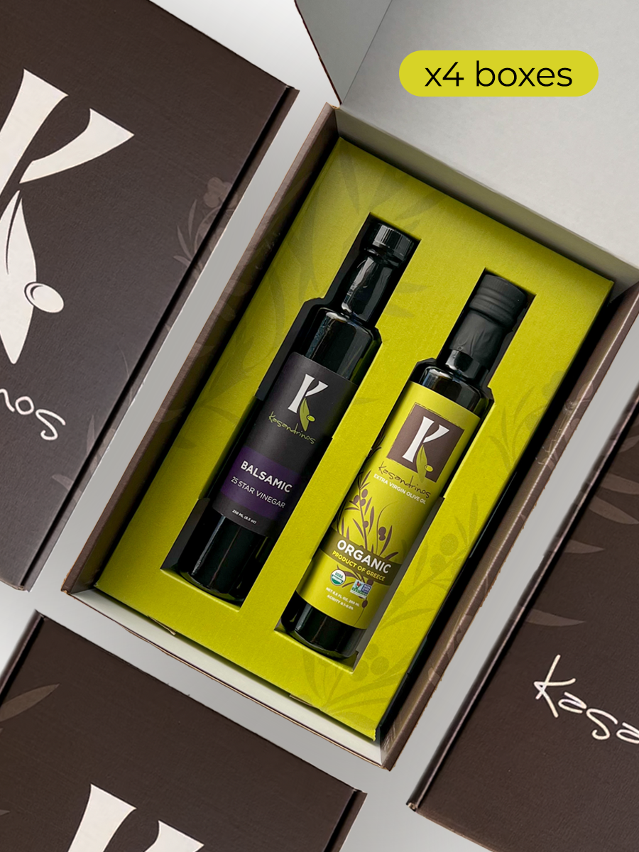 Kasandrinos Olive Oil & Vinegar Gift Box