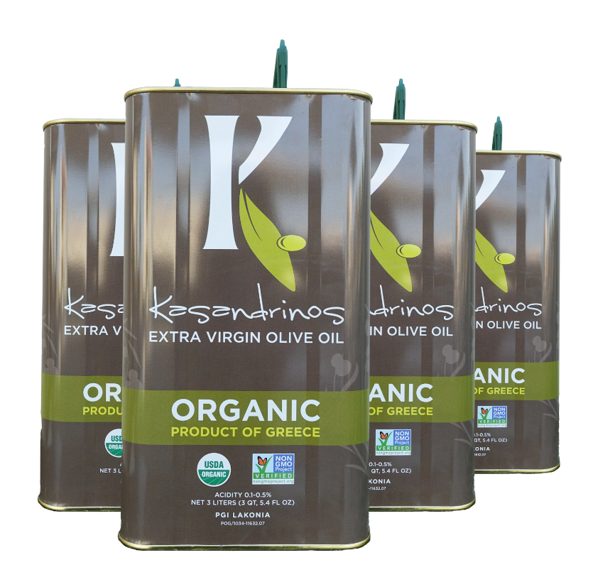 Organic Extra Virgin Olive Oil 3 Liter Can