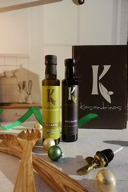 Kasandrinos Olive Oil & Vinegar Gift Box