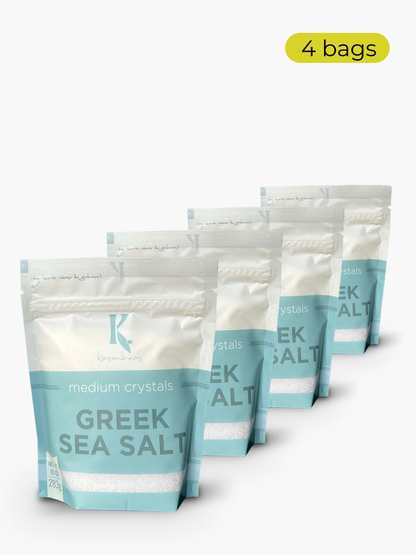 Greek Sea Salt - Medium Crystals